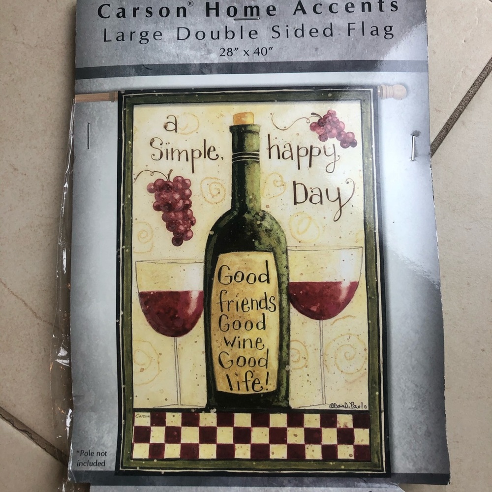 New Large Wine Flag